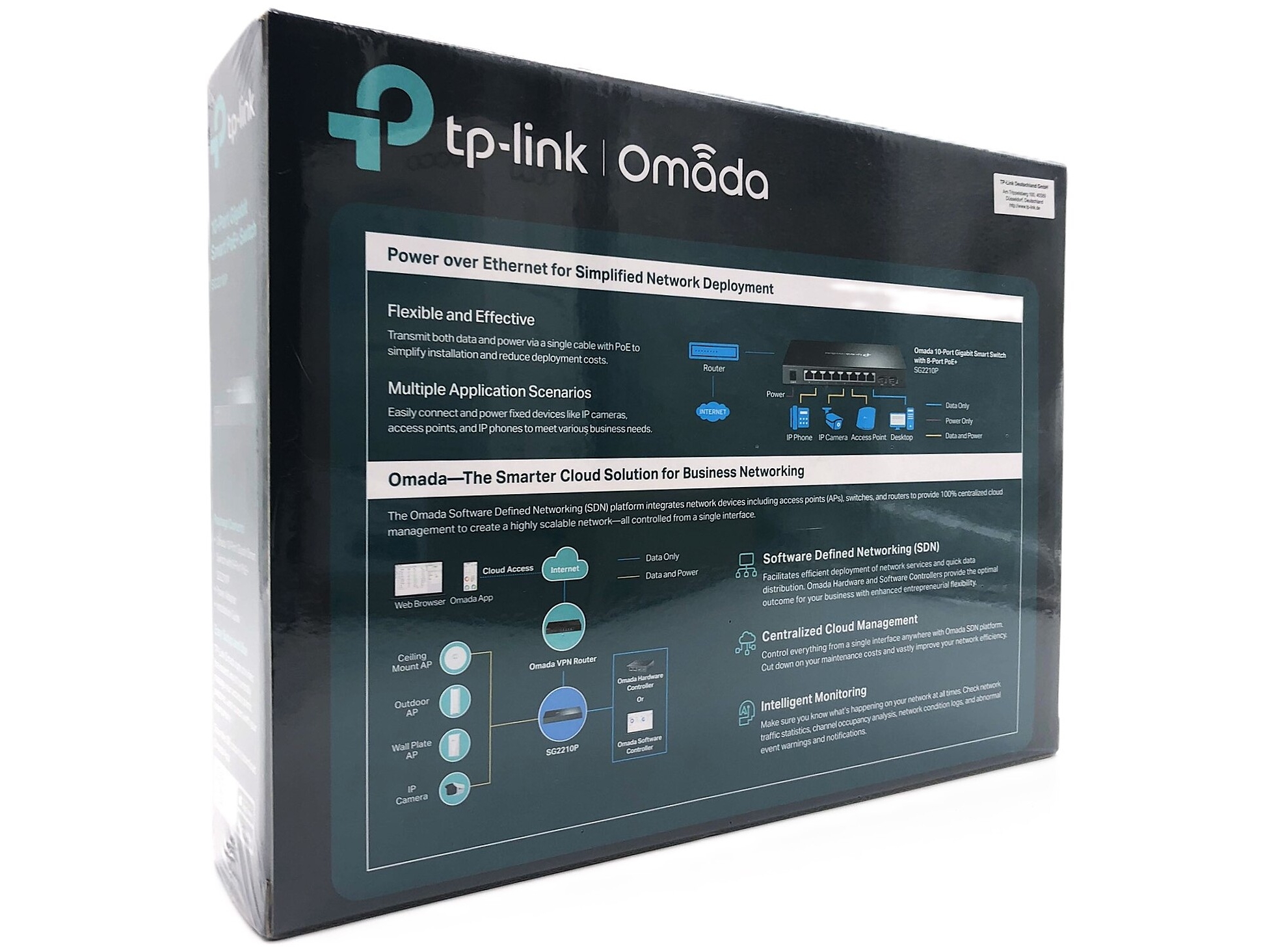 TP-Link TL-SG2210P 2 SFP Slots Switch 8-porte Gigabit PoE