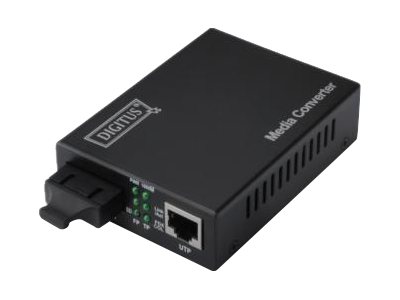 DIGITUS Professional DN-82121-1 Fibermedieomformer Ethernet Fast Ethernet Gigabit Ethernet