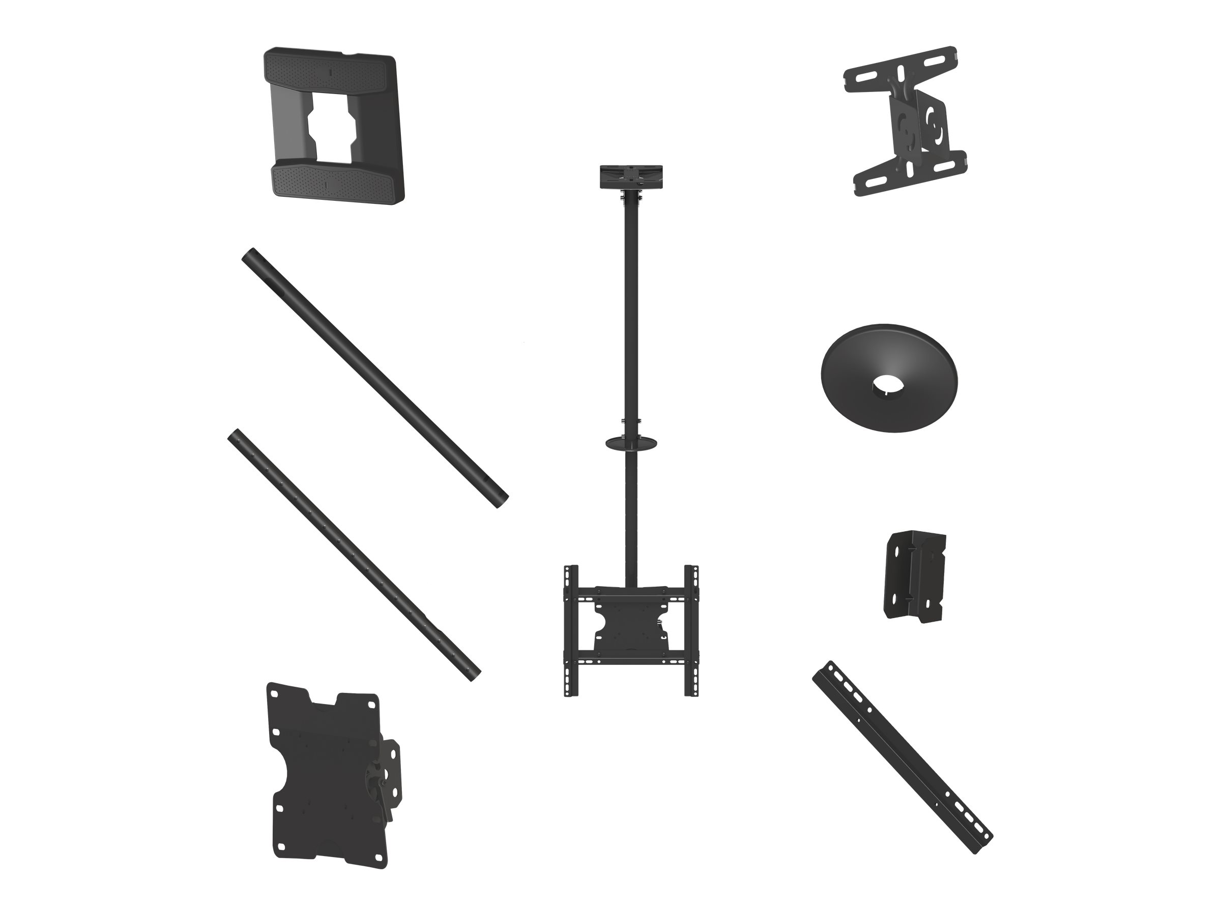 Multibrackets M Public Ceilingmount Medium Single Mounting set LCD display 32"-55"