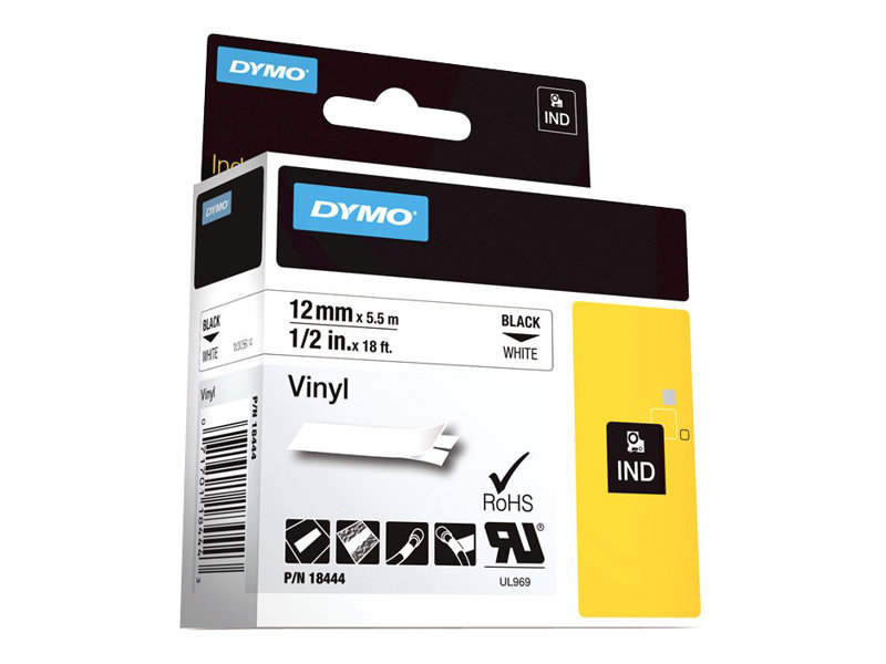 DYMO IND All-Purpose Label Tape (1.2 cm x 5 m) 1 cassette(s) 18444