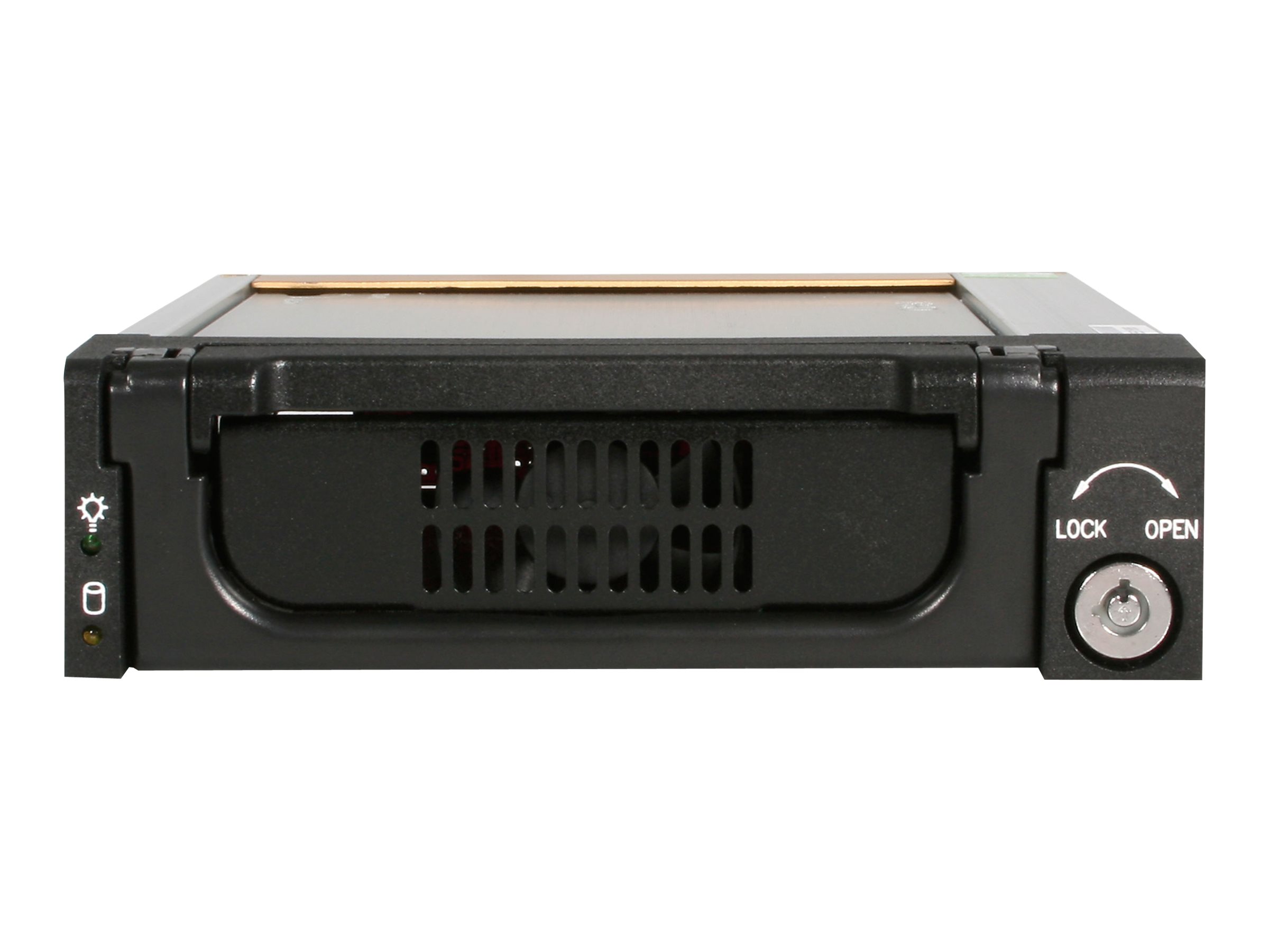 StarTech.com Lagrings mobil rack 3.5" Sort