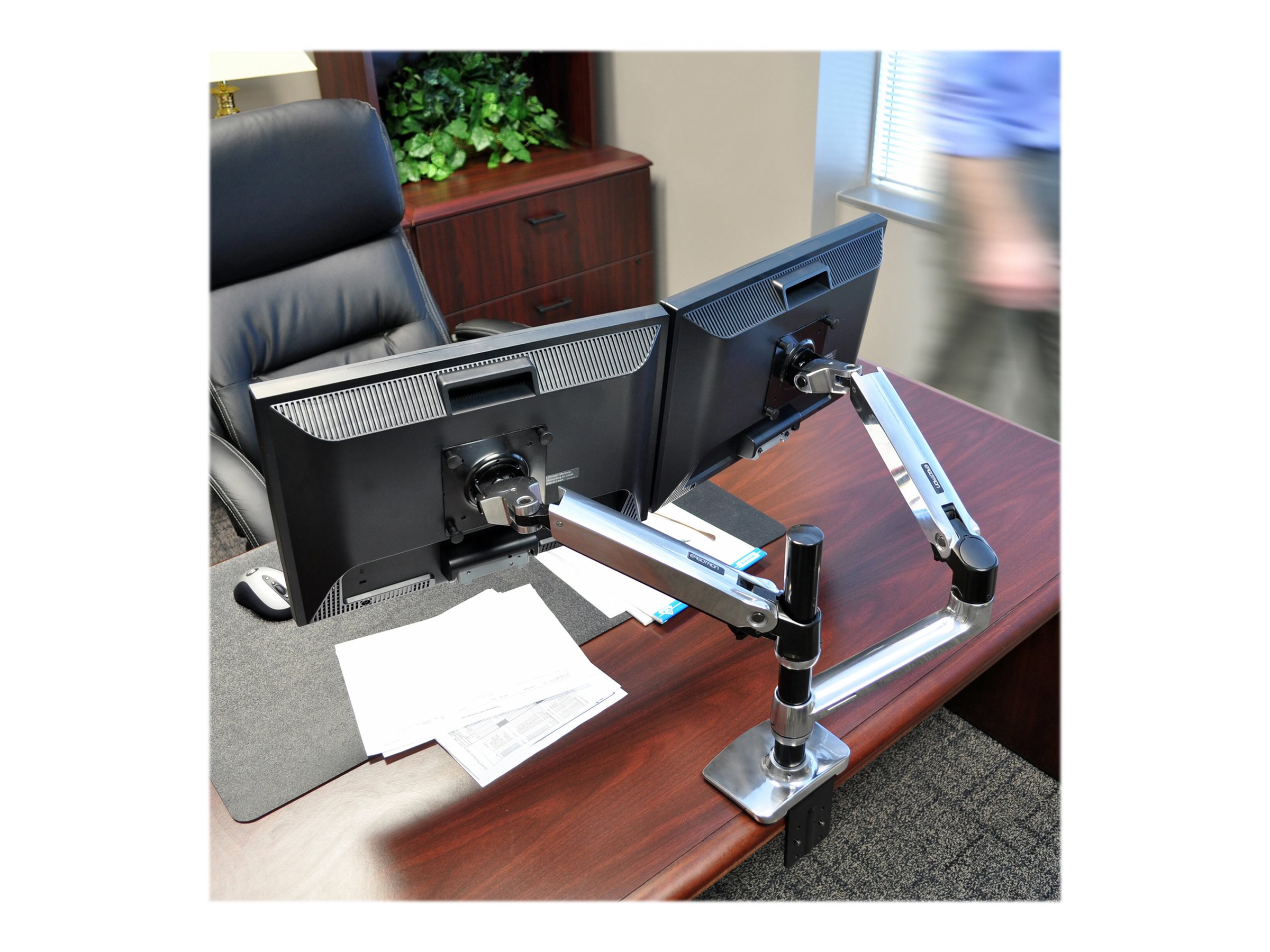Ergotron LX Mounting set 2 LCD display or LCD display and notebook Up to 24"