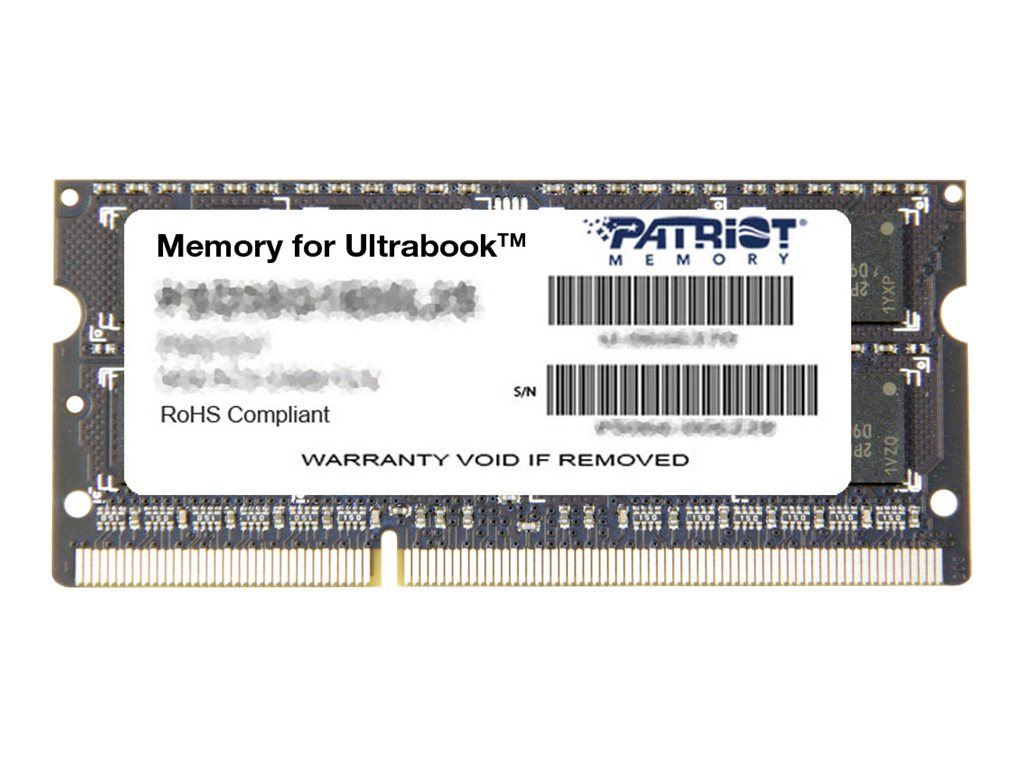 Patriot DDR3L 8GB 1600MHz CL11 Ikke-ECC SO-DIMM 204-PIN
