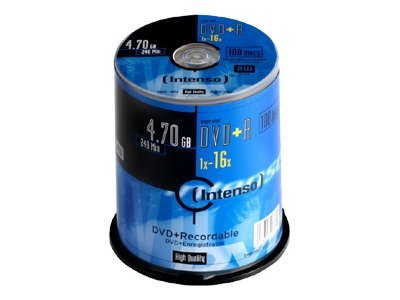 Intenso - DVD+R x 100 - 4.7 GB - lagri