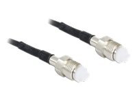 DeLOCK RF-kabel 5m Sort Sort