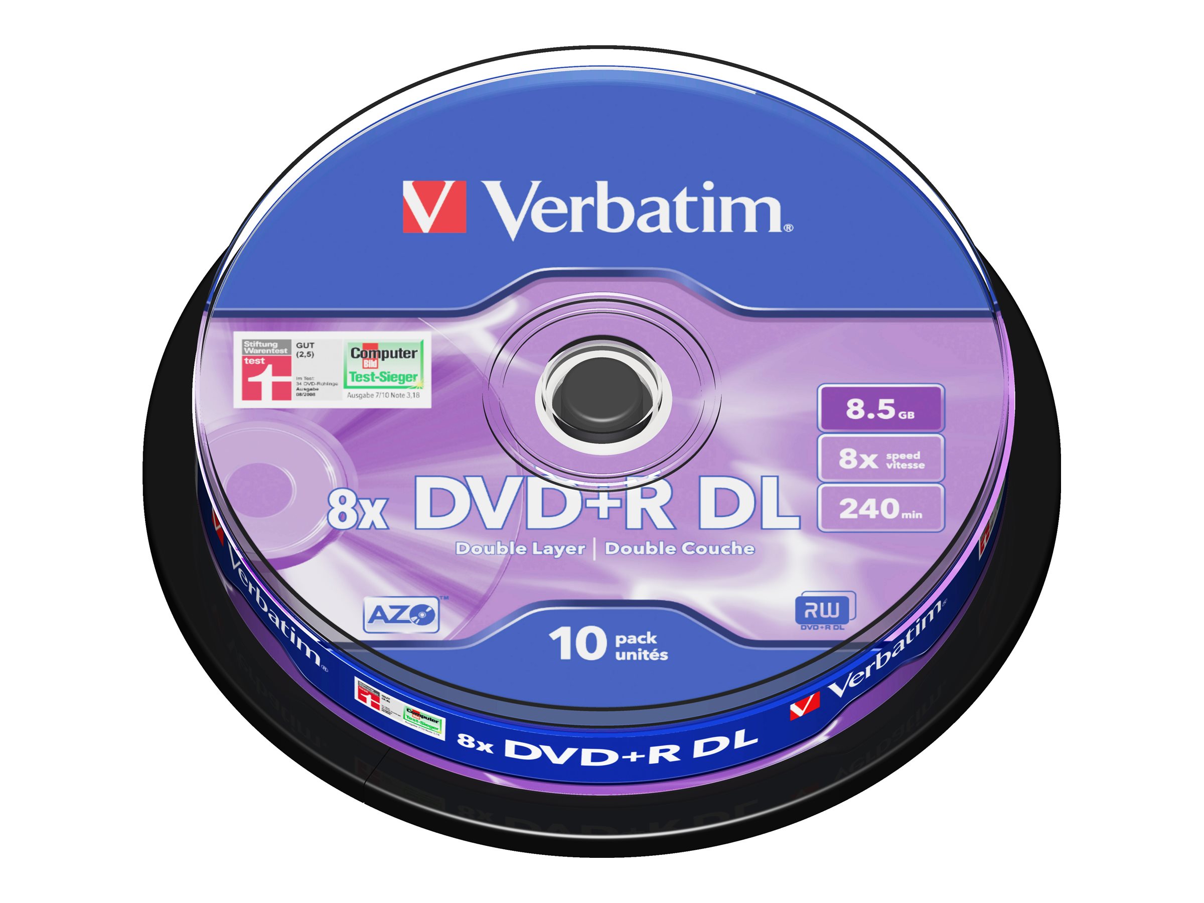 Verbatim 10x DVD+R DL 8.5GB