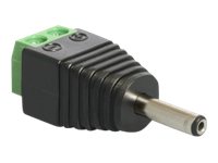 Delock Adapter DC 1.3 x 3.5 mm male > Terminal Block 2 pin Lyd adapter