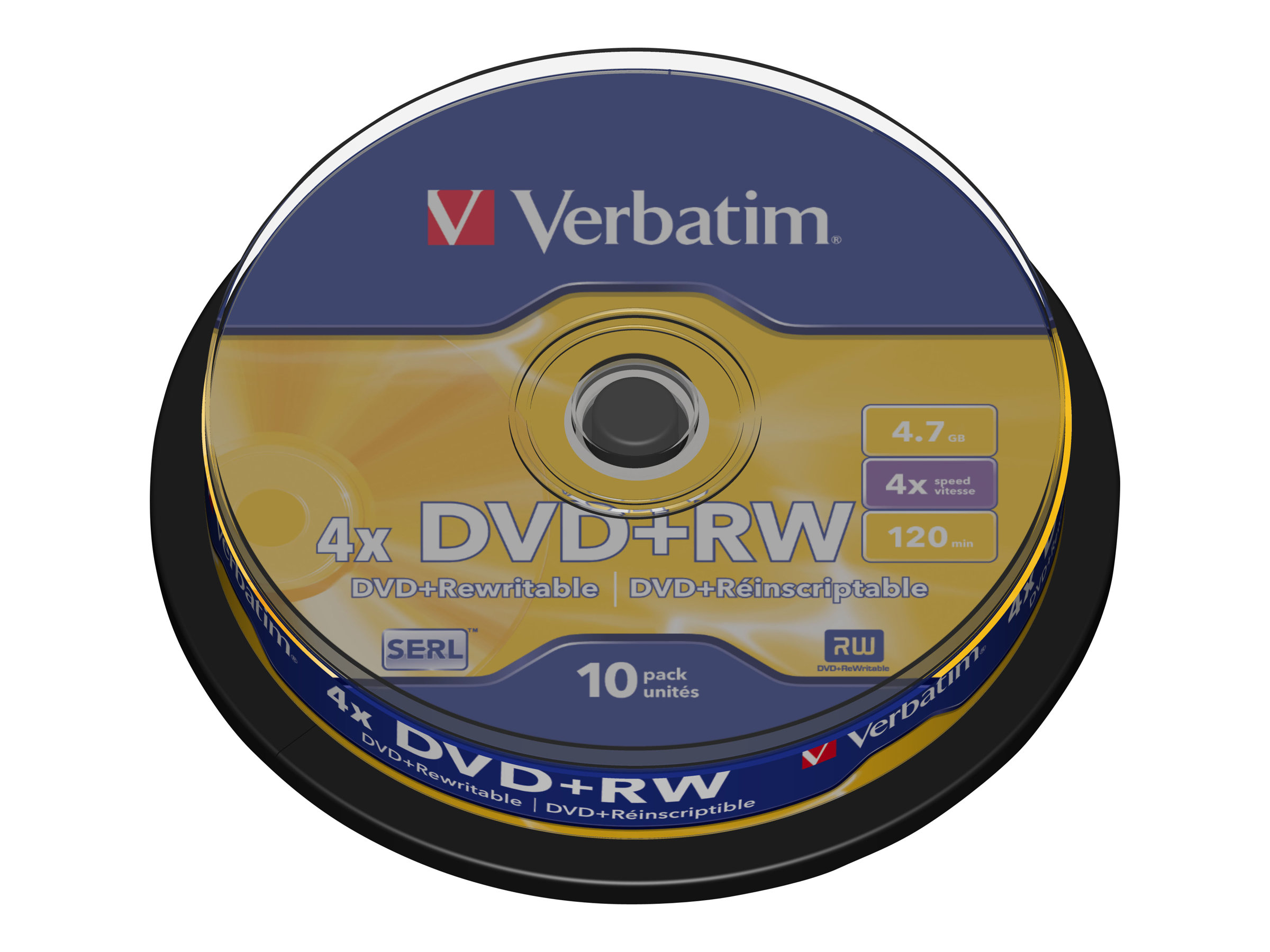 Verbatim 10x DVD+RW 4.7GB