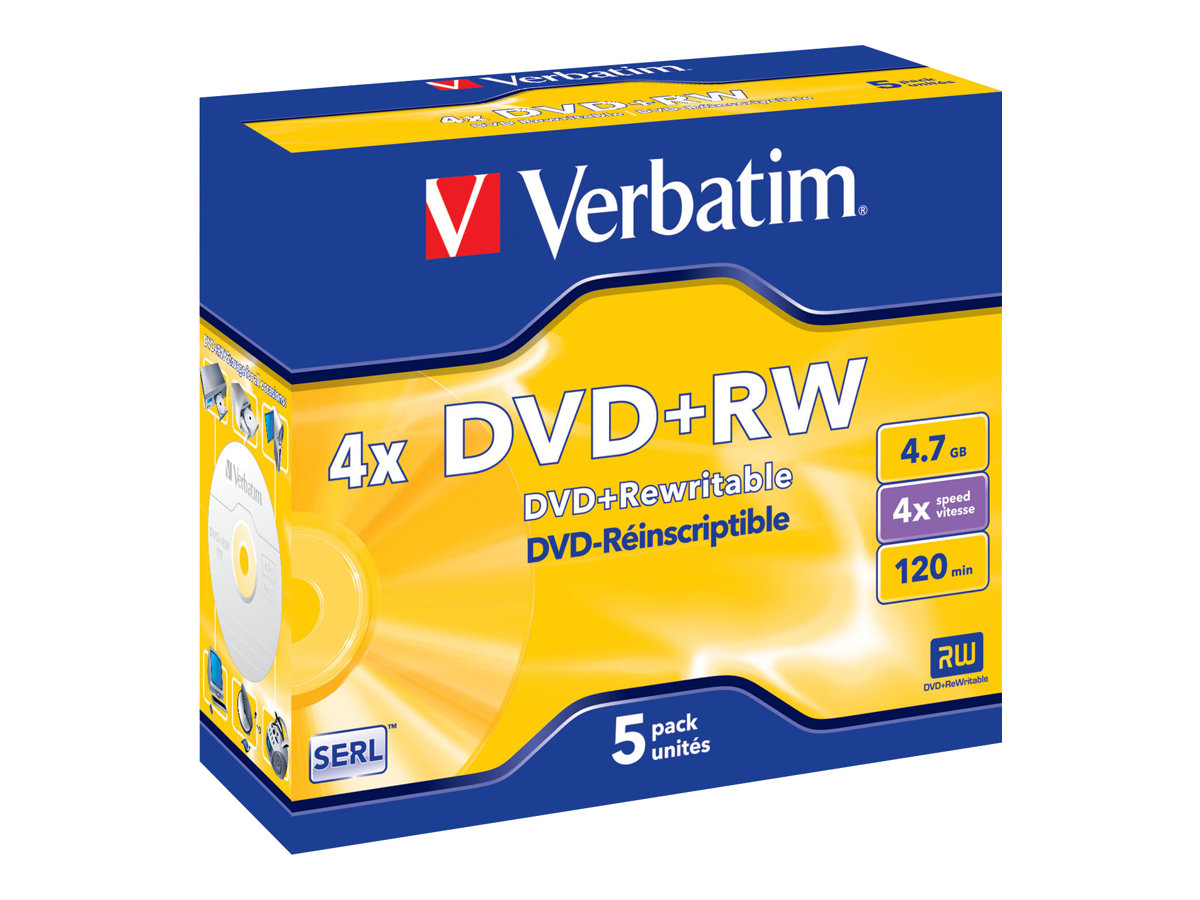 Verbatim DataLife 5x DVD+RW 4.7GB