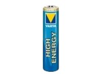 Varta High Energy AAA type Standardbatterier 1220mAh 4