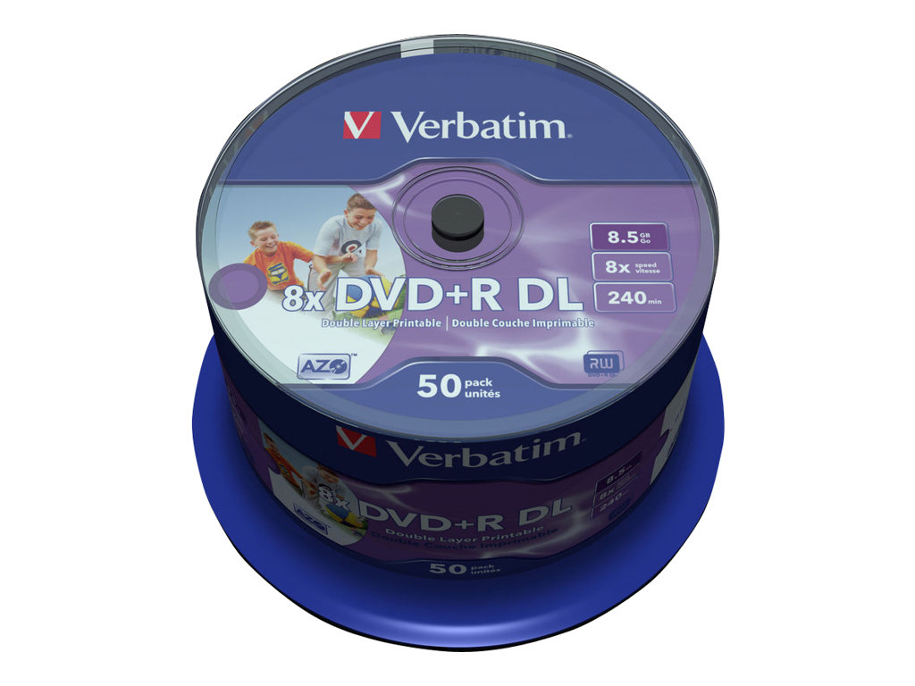 Verbatim 50x DVD+R DL 8.5GB