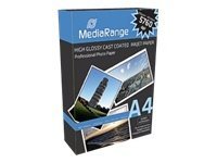MediaRange Fotopapir A4 (210 x 297 mm) 100ark MRINK105