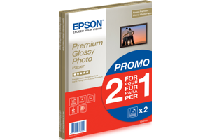 Epson Premium Glossy Photo Paper BOGOF Fotopapir A4 (210 x 297 mm) 15ark C13S042169