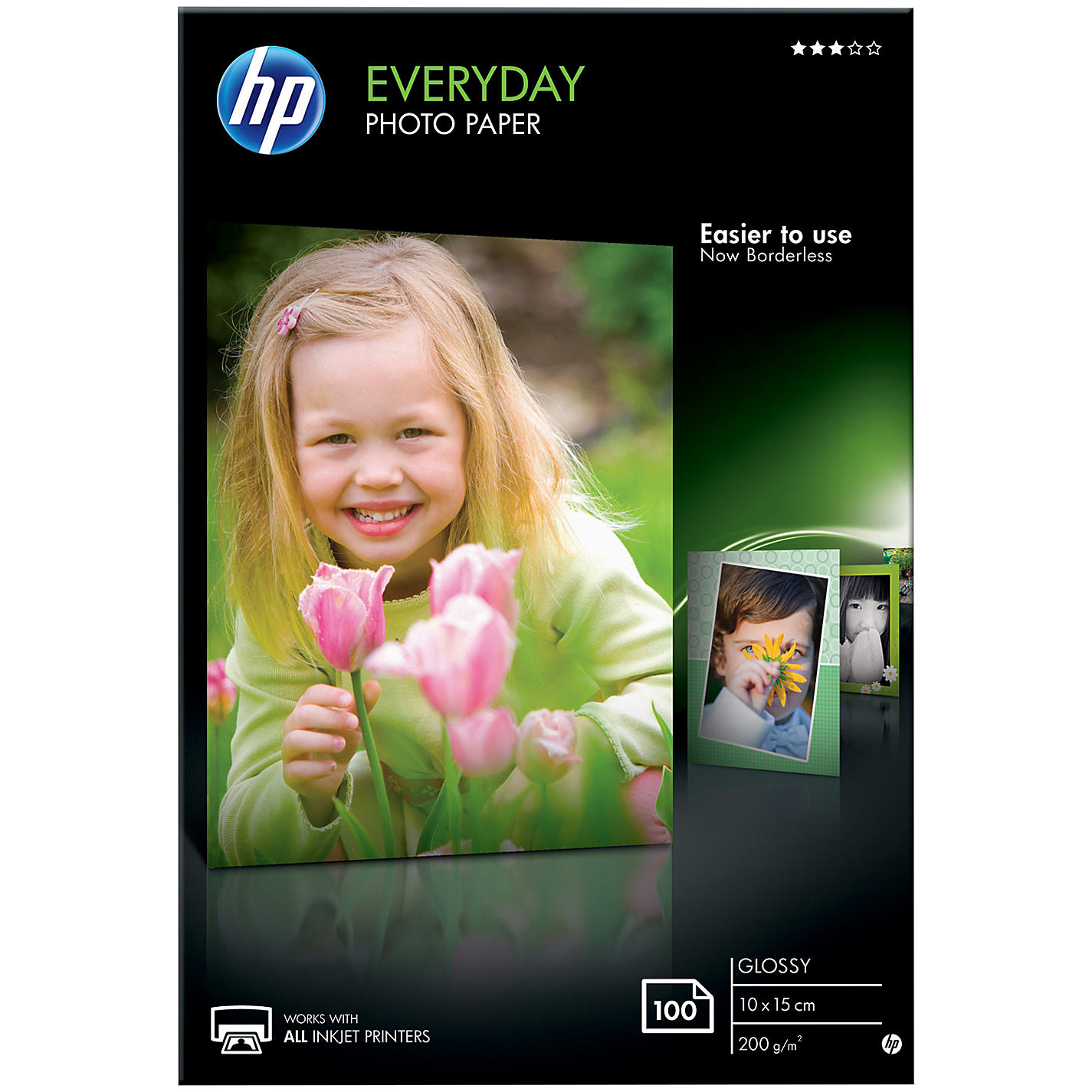 HP Advanced Fotopapir 130 x 180 mm 25ark Q8696A
