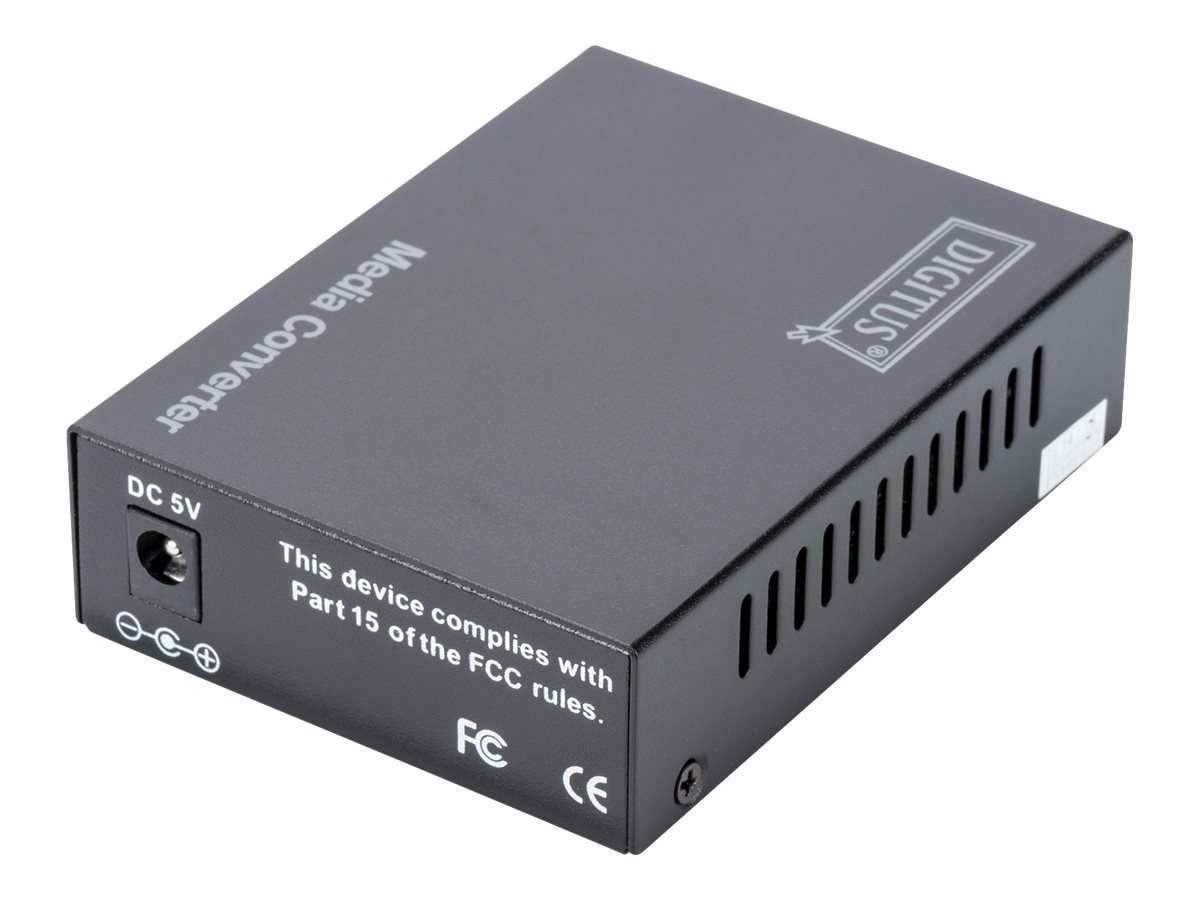 DIGITUS DN-82020-1 Fibermedieomformer Ethernet Fast Ethernet