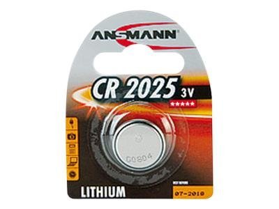 ANSMANN Knapcellebatterier CR2025