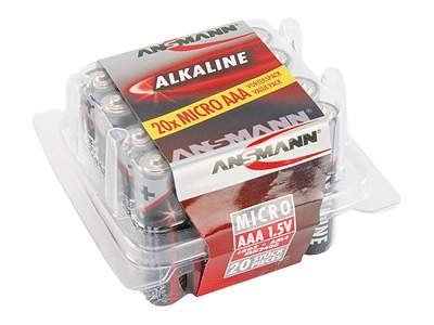 ANSMANN AAA type Standardbatterier 20