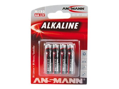 ANSMANN Micro batteri - 4 x AAA - Alka