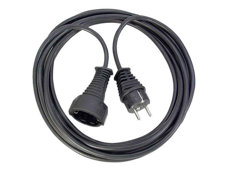 brennenstuhl H05VV-F 3G1.5 Extension cable for power 2m Black