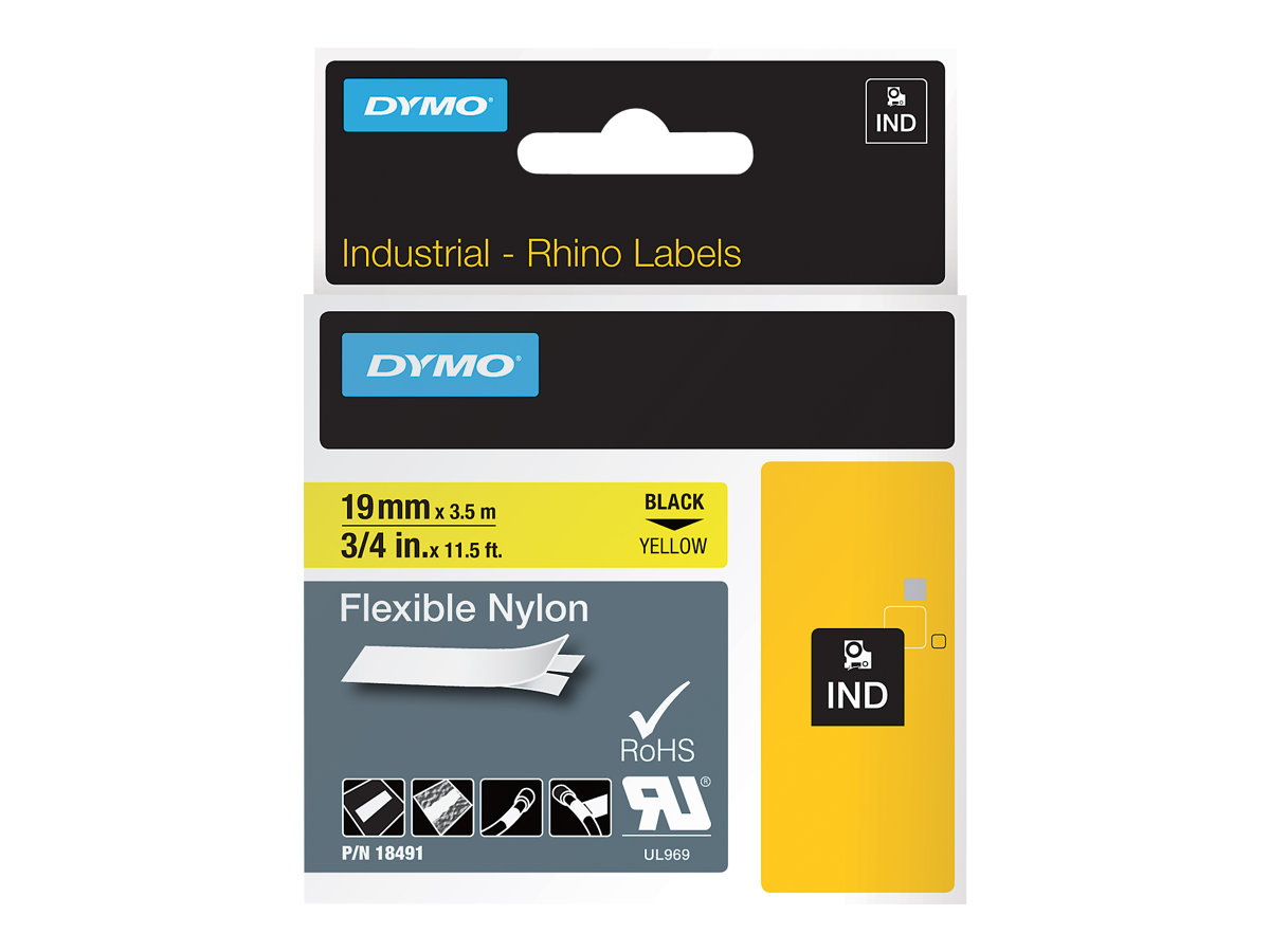 DYMO Fleksibel tape Roll (1.9 cm x 3.5 m) 1kassette(r) 18491