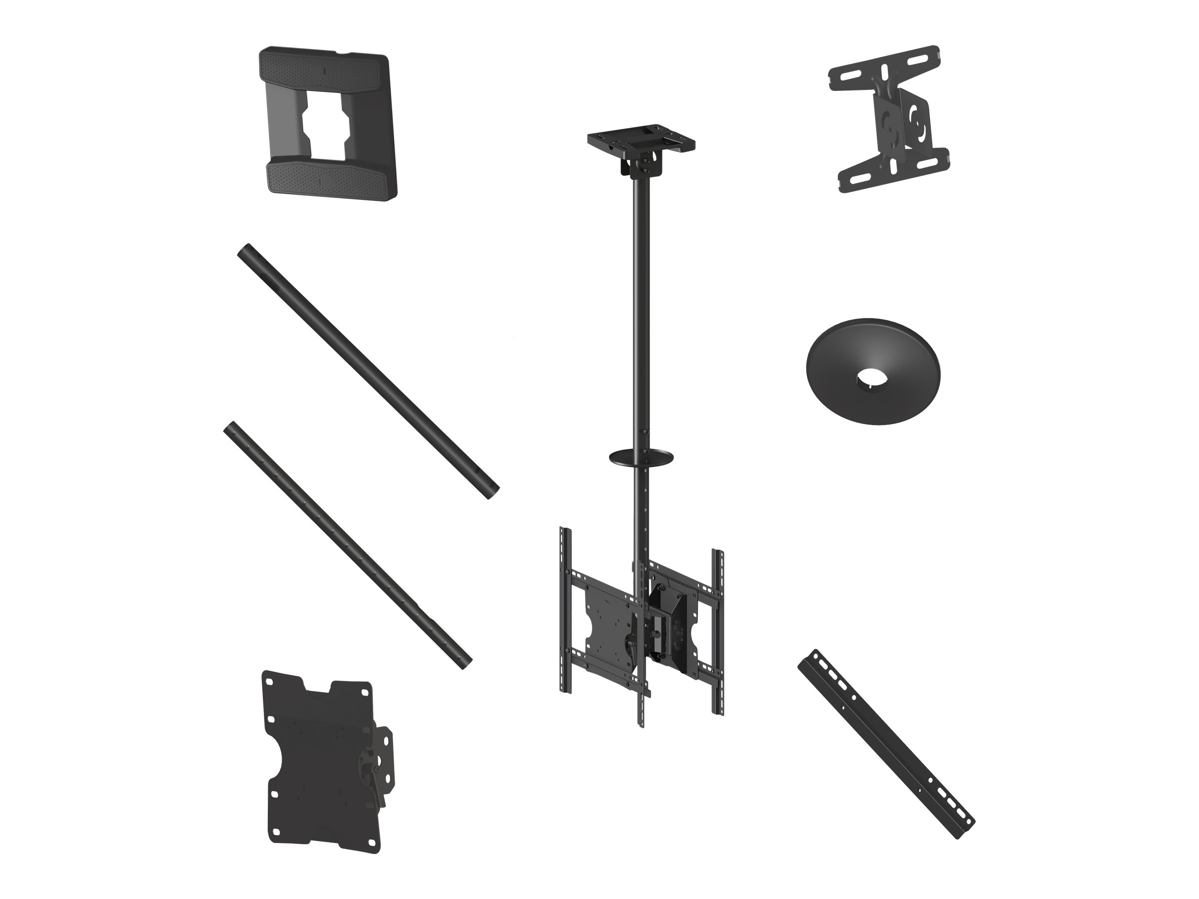 Multibrackets M Public Ceilingmount Medium Back to Back Mounting set 2 LCD displays 32"-55"