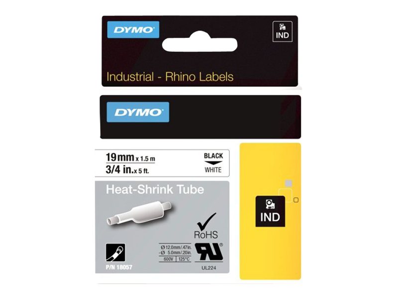 DYMO RhinoPRO Heat shrink tubing Hylstre (1,9 cm x 1,5 m) 1rulle(r) 18057
