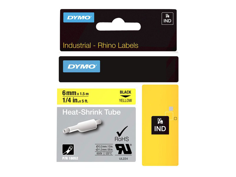 DYMO RhinoPRO Heat shrink tubing Hylstre (0,6 cm x 1,5 m) 18052