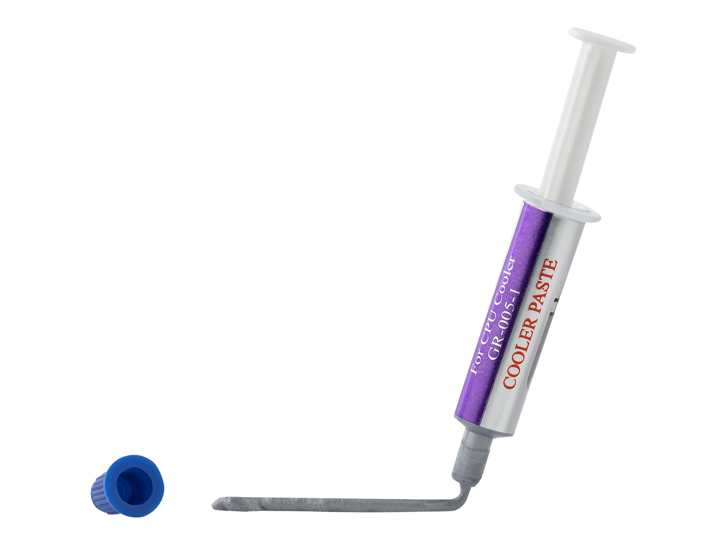 StarTech.com Thermal Paste, High Performance Thermal Paste, Re-sealable Syringes (1.5g), Metal Oxide Heat Sink Compound, CPU Thermal Paste, Thermal Glue, RoHS / CE - GPU Grease Heat-sink paste for processor 1-pack