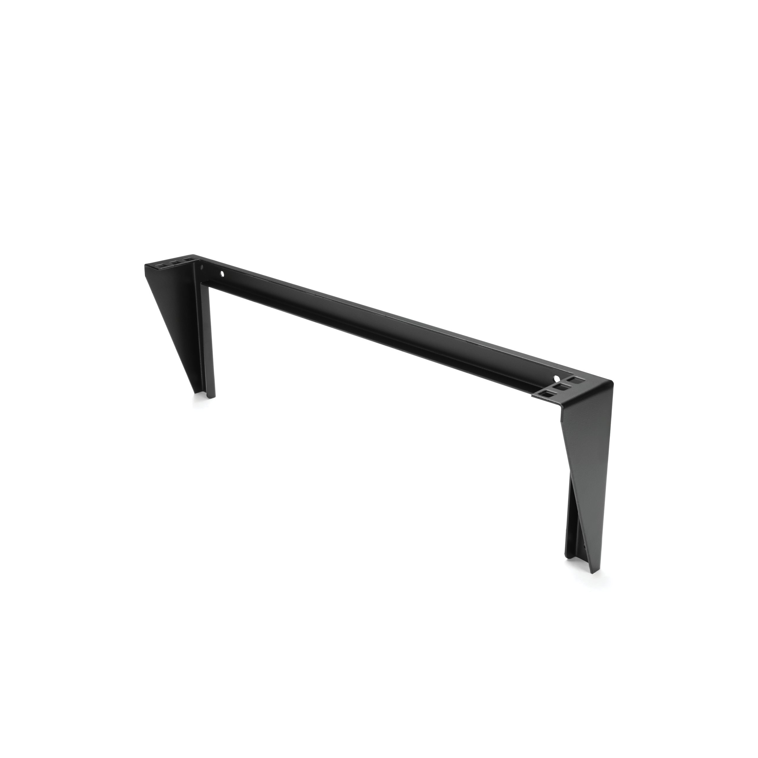 StarTech.com 1U Wall Mount Patch Panel Bracket - 19 in - Steel - Vertical Mounting Bracket for Networking and Data Equipment (RK119WALLV) Mounting Bracket Black