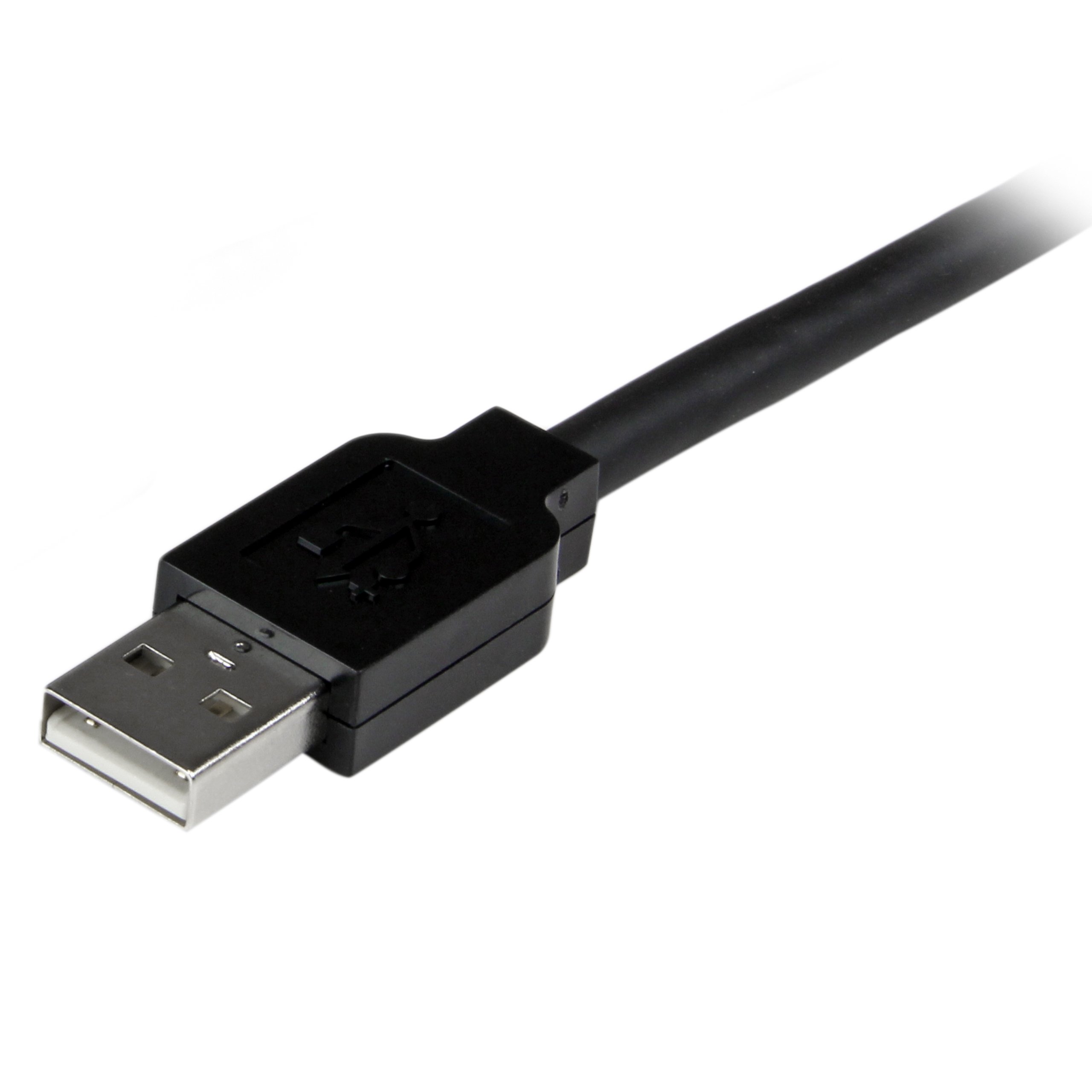 StarTech.com 20m USB 2.0 Active Extension Cable - M/F - USB extension cable - USB (M) to USB (F) - USB 2.0 - 66 ft - active - black - USB2AAEXT20M USB extension cable 20m Black