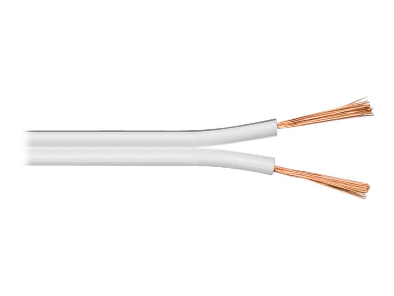 goobay Bulk speaker cable White 100m