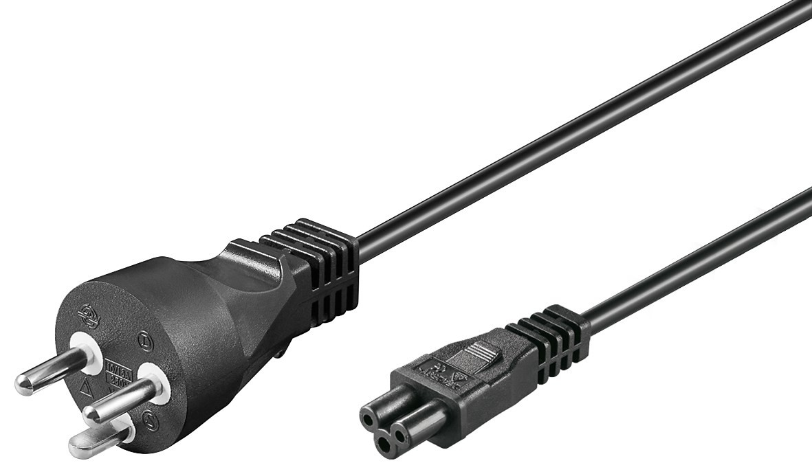 goobay Power cable 2m Black