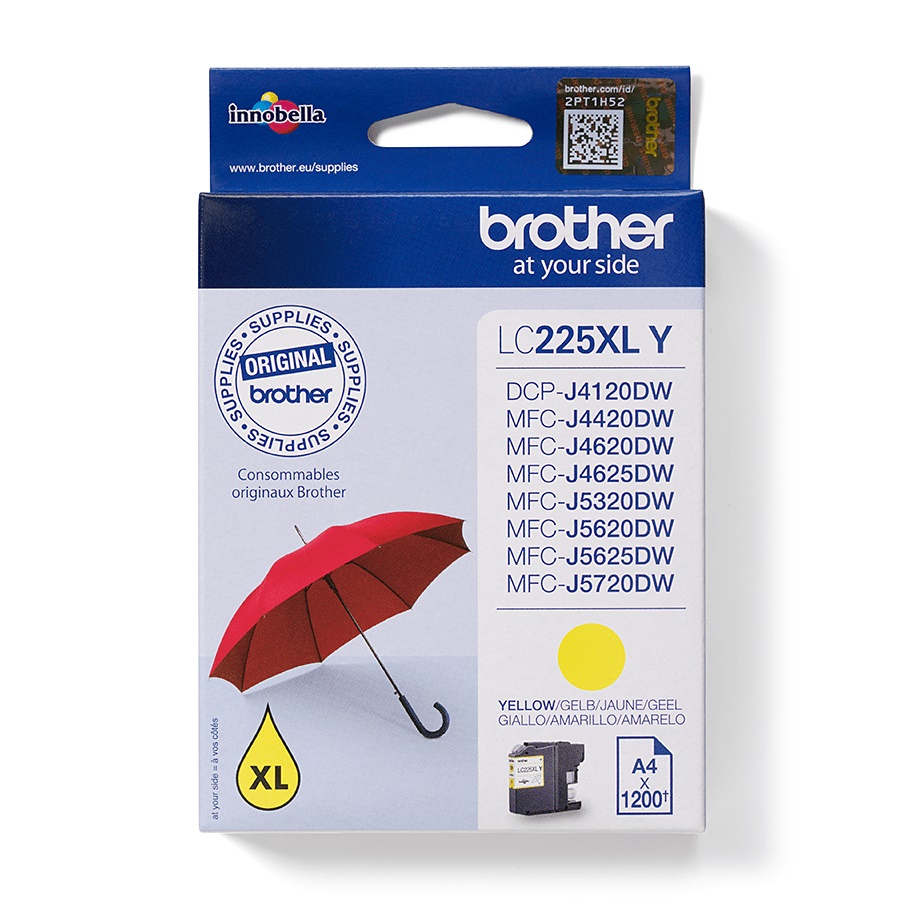 Brother LC225XL Y Yellow 1200 pages Ink
