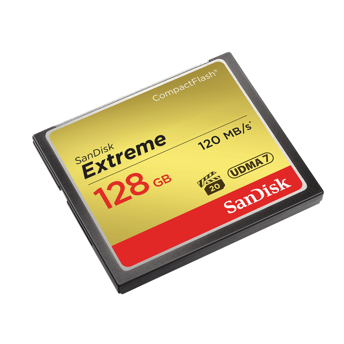 SanDisk Extreme CompactFlash-kort 128GB 120MB/s