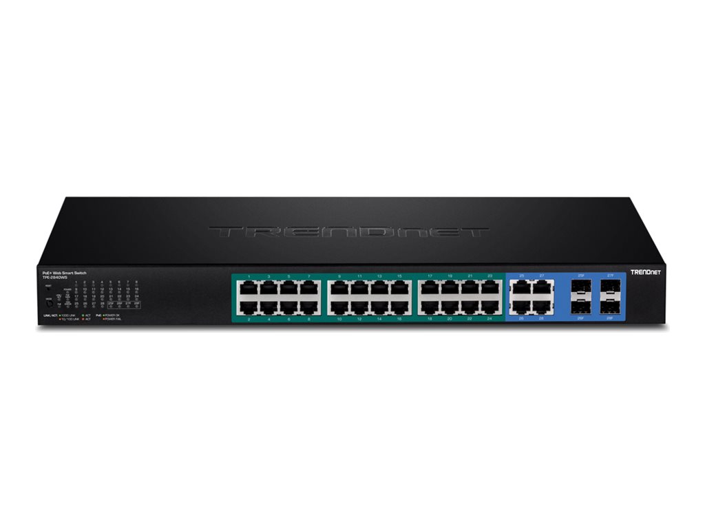 TRENDnet TPE TPE-2840WS 2 Web Switch 28-porte Gigabit PoE+