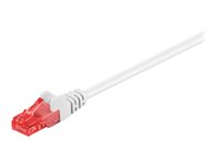 Goobay RJ45 CAT6 UTP 20M Uskærmet flad hvid