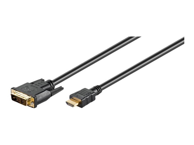 Goobay DVI-D > HDMI 2m Black