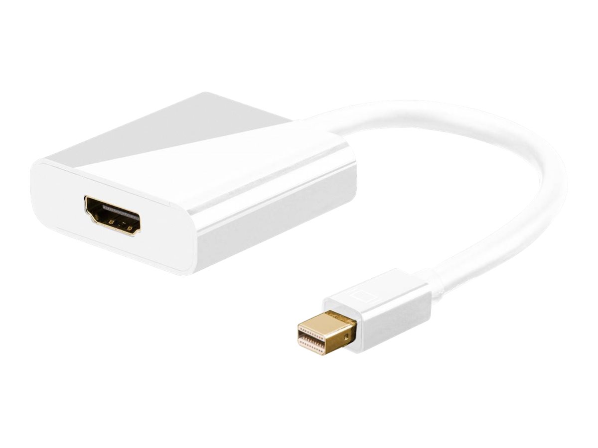 goobay Videoadapter 10cm Hvid
