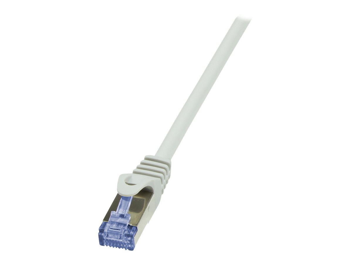 LogiLink PrimeLine CAT 6a SFTP, PiMF 50cm Patchkabel Grey