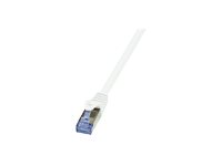 LogiLink PrimeLine CAT 6a SFTP, PiMF 10m Patchkabel Hvid