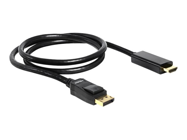 Delock - Adapterkabel - DisplayPort han til HDMI han