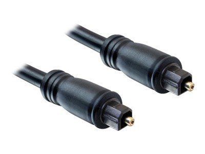 Delock Digital lydkabel (optisk) 2m Sort