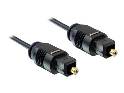 Delock Digital lydkabel (optisk) 1m Sort
