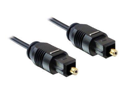 Delock Digital lydkabel (optisk) 2m Sort