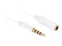 Delock Audiokabel 5m Hvid