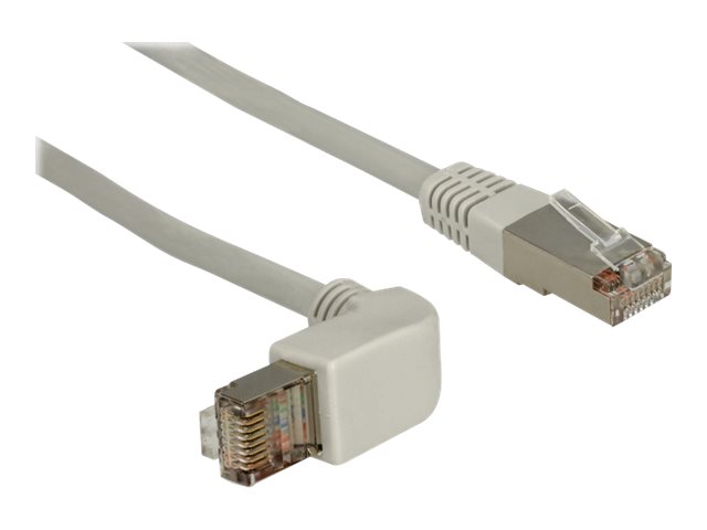 DeLOCK CAT 6 Afskærmet parsnoet kabel (SSTP) 50cm Patchkabel Grey