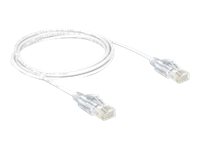 DeLOCK CAT 6 Ikke afskærmet parsnoet (UTP) 2m Patchkabel Hvid