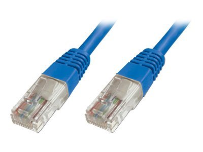DIGITUS Ecoline CAT 5e Ikke afskærmet parsnoet (UTP) 3m Patchkabel Blå
