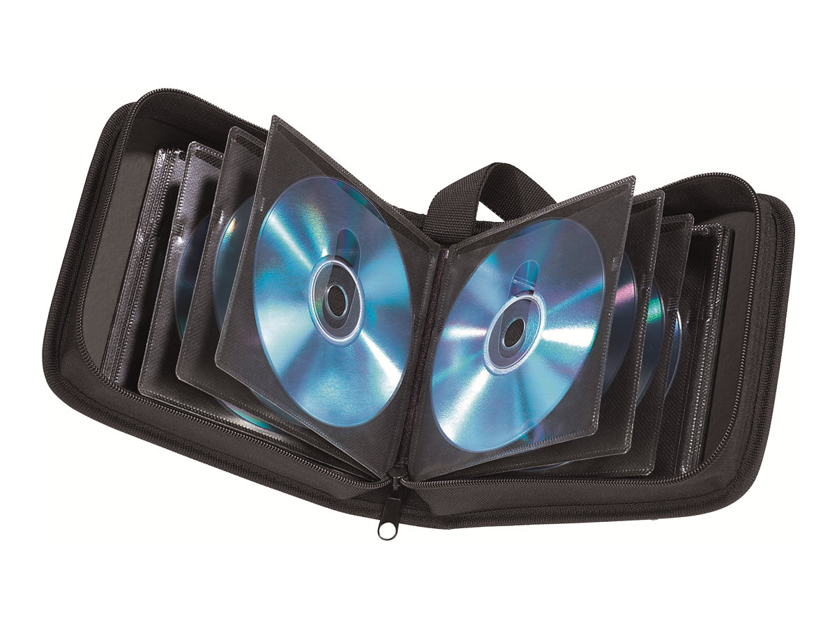 Hama CD/DVD Nylon Wallet 32 Omslag Til CD/DVD disks Sort Blå