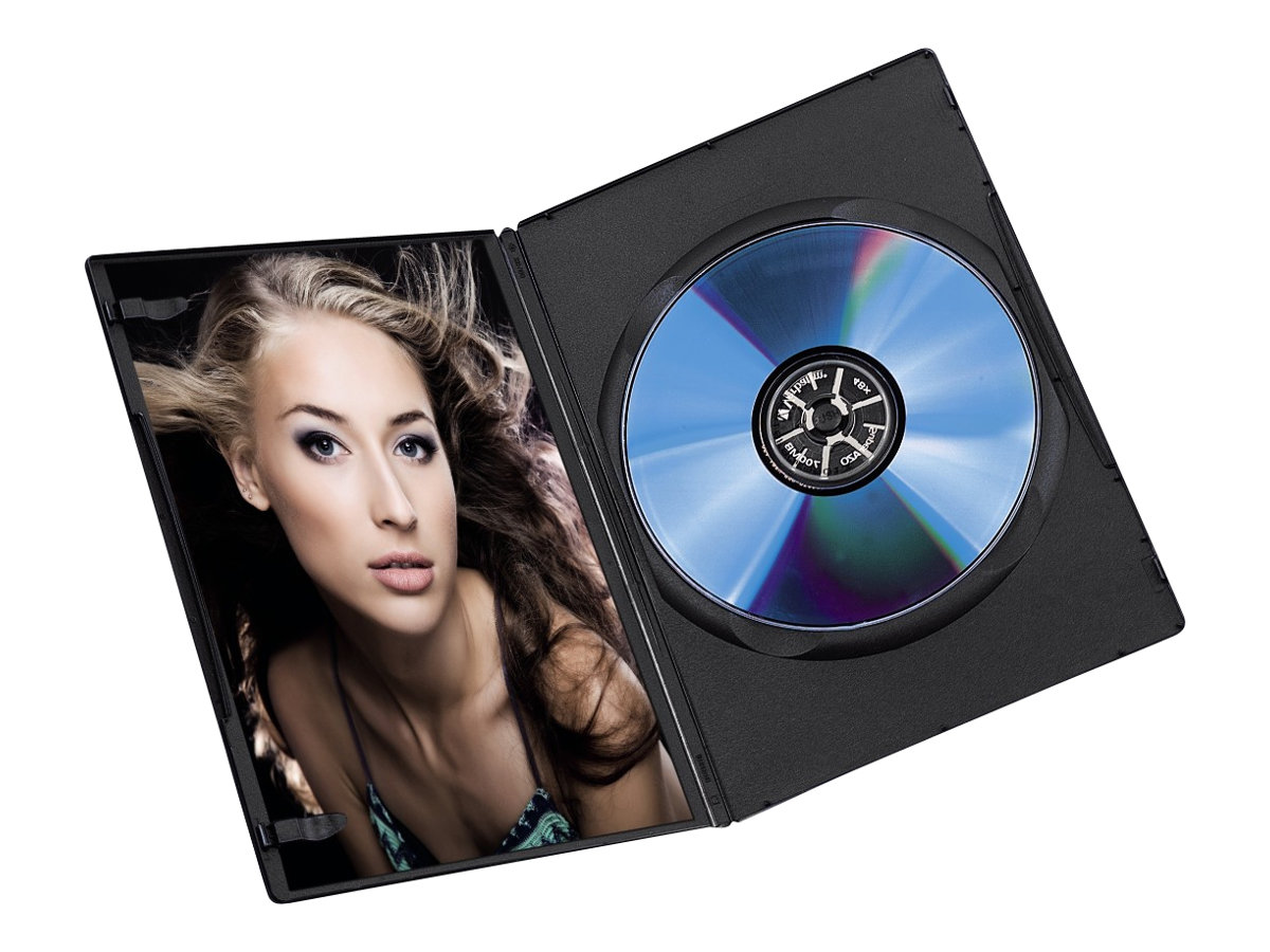 Hama DVD Slim Box Slim jewel case til lagring af DVD
